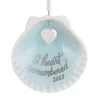 Hallmark A Heart Remembered 2023 Porcelain Ornament -Hallmark Toys Shop A Heart Remembered Seashell Keepsake Ornament 1799QHX3037 01
