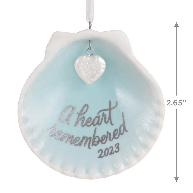 Hallmark A Heart Remembered 2023 Porcelain Ornament 5 Hallmark A Heart Remembered 2023 Porcelain Ornament - Image 3