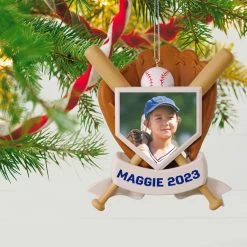 Hallmark America's Pastime Personalized Baseball Photo Ornament -Hallmark Toys Shop Americas Pastime Personalized Baseball Photo Ornament 2499QHE1913B1 02