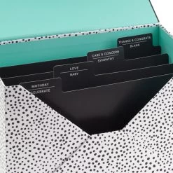 Hallmark Assorted All-Occasion Handmade Greeting Cards In Black Scattered Dot Organizer -Hallmark Toys Shop Assorted AllOccasion Greeting Cards in Organizer 5EBN1121 06