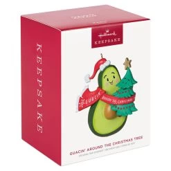 Hallmark Guacin' Around The Christmas Tree Ornament With Sound -Hallmark Toys Shop Avocado and Christmas Tree Keepsake Ornament 2199QGO2839 04