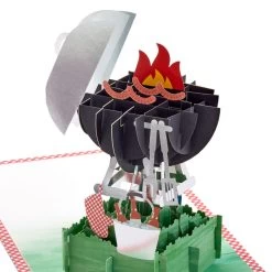 Hallmark Just For You BBQ Grill 3D Pop-Up Birthday Card -Hallmark Toys Shop BBQ Grill 3D PopUp Birthday Card 1299LAD2898 04