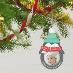 Hallmark Baby's 1st Christmas 2023 Photo Frame Ornament 9 Hallmark Baby's 1st Christmas 2023 Photo Frame Ornament -Hallmark Toys Shop Babys 1st Christmas Penquin Frame Keepsake Ornament 1699QGO2719 02