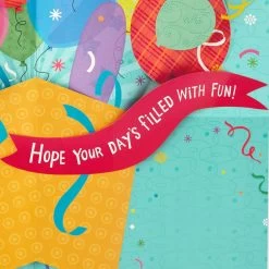 Hallmark 16" Fun Balloons Pop-Up Jumbo Birthday Card -Hallmark Toys Shop Balloons for Fun Birthday Card 1299CBG1009 03