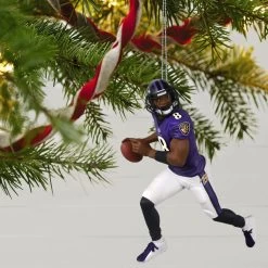Hallmark NFL Baltimore Ravens Lamar Jackson Ornament -Hallmark Toys Shop Baltimore Ravens Lamar Jackson Keepsake Ornament 2299QXI7167 02