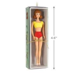 Hallmark Barbie™ Barbie's Best Friend, Midge™ Ornament -Hallmark Toys Shop Barbie Midge in Box Keepsake Ornament 1899QXI7009 03