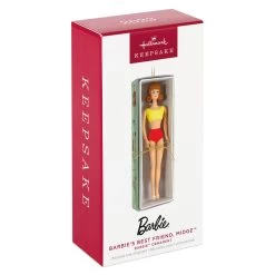 Hallmark Barbie™ Barbie's Best Friend, Midge™ Ornament -Hallmark Toys Shop Barbie Midge in Box Keepsake Ornament 1899QXI7009 04