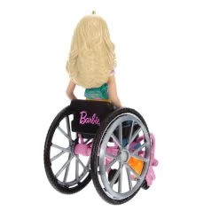 Hallmark Barbie™ Fashionista With Wheelchair Ornament -Hallmark Toys Shop Barbie in Wheelchair Keepsake Ornament 1999QXI7017 06