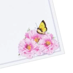 Hallmark Marjolein Bastin Pink Flowers Stationery Set, 40 Sheets -Hallmark Toys Shop Bastin Pink Flowers Blank Sheets Stationery Set 1STN1142 05