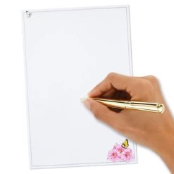 Hallmark Marjolein Bastin Pink Flowers Stationery Set, 40 Sheets -Hallmark Toys Shop Bastin Pink Flowers Blank Sheets Stationery Set 1STN1142 06