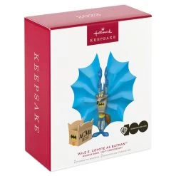 Hallmark Looney Tunes™ Wile E. Coyote™ As Batman™ Ornaments, Set Of 2 -Hallmark Toys Shop Batman Wile E. Coyote Keepsake Ornament 1899QXI6049 04