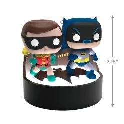 Hallmark Batman™ The Classic TV Series Batman™ And Robin™ Funko POP!® Ornament With Light And Sound 10 Hallmark Batman™ The Classic TV Series Batman™ And Robin™ Funko POP!® Ornament With Light And Sound -Hallmark Toys Shop Batman and Robin Funko Keepsake Ornament 3299QXI6299 03