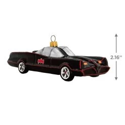 Hallmark Batman™ The Classic TV Series Batmobile™ Glass Ornament -Hallmark Toys Shop Batmobile Keepsake Ornament 1QEP3049 03