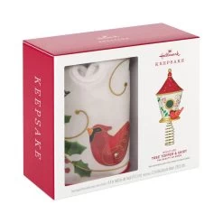 Hallmark Mini The Beauty Of Birds Christmas Tree Topper And Tree Skirt, Set Of 2 -Hallmark Toys Shop Beauty of Birds Mini Keepsake Tree Skirt and Topper 2599QSB6239 05