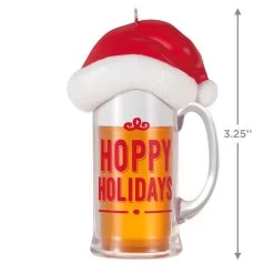 Hallmark Hoppy Holidays Ornament -Hallmark Toys Shop Beer Mug With Santa Hat Keepsake Ornament 1799QGO2847 03