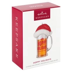 Hallmark Hoppy Holidays Ornament -Hallmark Toys Shop Beer Mug With Santa Hat Keepsake Ornament 1799QGO2847 04