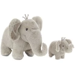 Hallmark Big And Little Elephant Singing Stuffed Animals With Motion, 8" -Hallmark Toys Shop Big and Little Elephant Singing Plush With Motion 1BBY4694 03