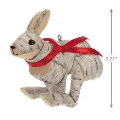 Hallmark Birch Hare Ornament -Hallmark Toys Shop Birch Wood Rabbit Keepsake Ornament 1599QGO2969 03