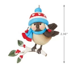 Hallmark Cozy Critters Special Edition Ornament 10 Hallmark Cozy Critters Special Edition Ornament -Hallmark Toys Shop Bird on Snowy Tree Branch Keepsake Ornament 1699QGO2797 03