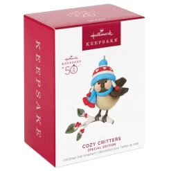 Hallmark Cozy Critters Special Edition Ornament 11 Hallmark Cozy Critters Special Edition Ornament -Hallmark Toys Shop Bird on Snowy Tree Branch Keepsake Ornament 1699QGO2797 04