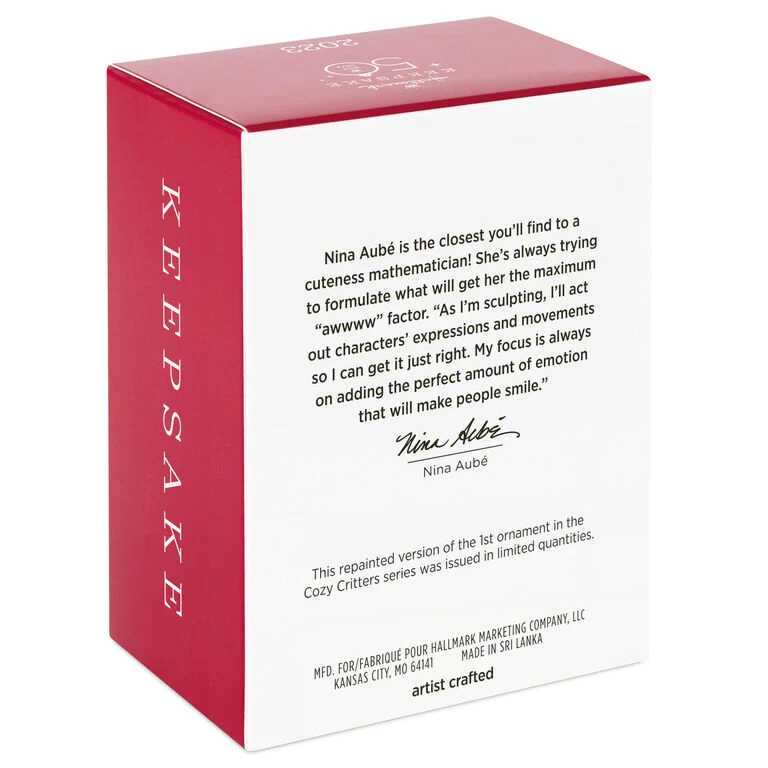 Hallmark Cozy Critters Special Edition Ornament 7 Hallmark Cozy Critters Special Edition Ornament - Image 5