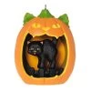 Hallmark Happy Halloween! Ornament -Hallmark Toys Shop Black Cat Pumpkin Diorama Keepsake Ornament 1799QFO5311 01