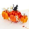 Hallmark Fun And Frightful 3D Pop-Up Halloween Card -Hallmark Toys Shop Black Cat on Pumpkins 3D PopUp Halloween Card 1299IEH1003 01