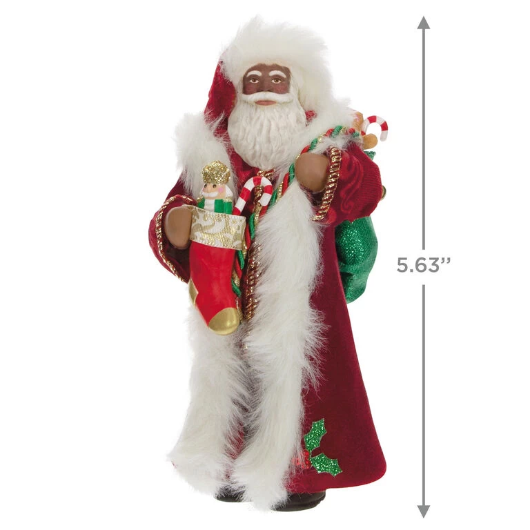 Hallmark Black Father Christmas Ornament 5 Hallmark Black Father Christmas Ornament - Image 3