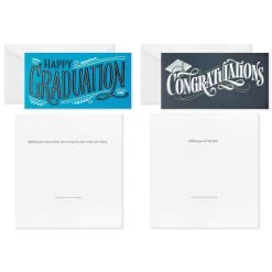 Hallmark Sophisticated Assorted Money Holder Graduation Cards, Pack Of 36 -Hallmark Toys Shop Blue Black Money Holder Graduation Cards Assortment 5GEY1002 03