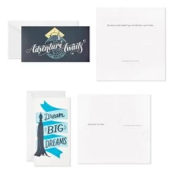 Hallmark Sophisticated Assorted Money Holder Graduation Cards, Pack Of 36 -Hallmark Toys Shop Blue Black Money Holder Graduation Cards Assortment 5GEY1002 04