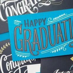 Hallmark Sophisticated Assorted Money Holder Graduation Cards, Pack Of 36 -Hallmark Toys Shop Blue Black Money Holder Graduation Cards Assortment 5GEY1002 06