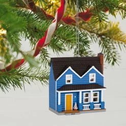 Hallmark Nostalgic Houses And Shops Special Edition 2023 Ornament -Hallmark Toys Shop Blue Clapboard House Keepsake Ornament 2599QXE3309 02