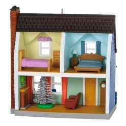 Hallmark Nostalgic Houses And Shops Special Edition 2023 Ornament -Hallmark Toys Shop Blue Clapboard House Keepsake Ornament 2599QXE3309 06
