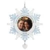 Hallmark Our First Christmas Together Snowflake 2023 Photo Frame Ornament -Hallmark Toys Shop BlueWhite Snowflake Picture Frame Keepsake Ornament 1699QGO2879 01