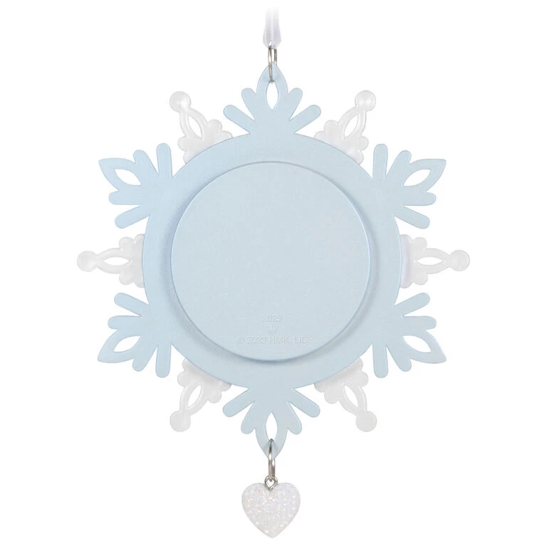 Hallmark Our First Christmas Together Snowflake 2023 Photo Frame Ornament 8 Hallmark Our First Christmas Together Snowflake 2023 Photo Frame Ornament - Image 6