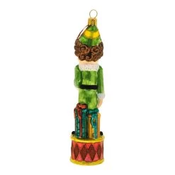 Hallmark Buddy The Elf™ Glass Ornament -Hallmark Toys Shop Buddy the Elf With Syrup Keepsake Ornament 1QEP3029 06