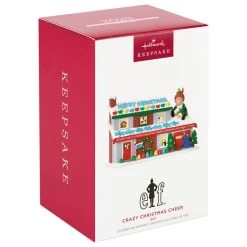 Hallmark Elf Crazy Christmas Cheer Musical Ornament With Light 11 Hallmark Elf Crazy Christmas Cheer Musical Ornament With Light -Hallmark Toys Shop Buddy the Elf on Christmas House Keepsake Ornament 3999QXI7069 04