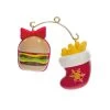 Hallmark Mini A Perfect Pairing Ornaments, Set Of 2 -Hallmark Toys Shop Burger and Fries Keepsake Ornaments 1499QXM9207 01