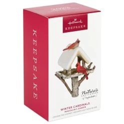 Hallmark Marjolein's Garden Winter Cardinals Ornament -Hallmark Toys Shop Cardinals Birdfeeder Keepsake Ornament 1899QXR8099 04