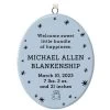 Hallmark Ceramic Personalized Ornament—Vertical Oval -Hallmark Toys Shop Ceramic Personalized OrnamentVertical Oval 1999QHE1739B2 01