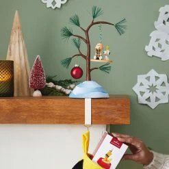 Hallmark The Peanuts® Gang A Charlie Brown Christmas Ornament And Stocking Hanger -Hallmark Toys Shop Charlie Brown Tree Keepsake OrnamentStocking Hanger 1QSB6299 02
