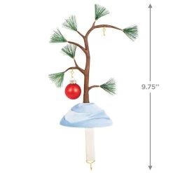 Hallmark The Peanuts® Gang A Charlie Brown Christmas Ornament And Stocking Hanger -Hallmark Toys Shop Charlie Brown Tree Keepsake OrnamentStocking Hanger 1QSB6299 03