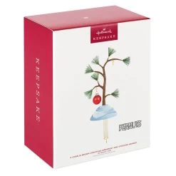 Hallmark The Peanuts® Gang A Charlie Brown Christmas Ornament And Stocking Hanger -Hallmark Toys Shop Charlie Brown Tree Keepsake OrnamentStocking Hanger 1QSB6299 04