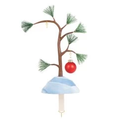 Hallmark The Peanuts® Gang A Charlie Brown Christmas Ornament And Stocking Hanger -Hallmark Toys Shop Charlie Brown Tree Keepsake OrnamentStocking Hanger 1QSB6299 06