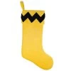 Hallmark The Peanuts® Gang Charlie Brown Stocking -Hallmark Toys Shop Charlie Brown Yellow and Black Keepsake Stocking 1QSB6307 01