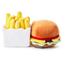 Hallmark Better Together Burger And Fries Magnetic Plush, 5" -Hallmark Toys Shop Cheeseburger and French Fries Magnetic Plush 1KID1643 03