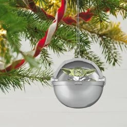 Hallmark Disney 100 Years Of Wonder Star Wars™ And Marvel Heroes Ornaments, Set Of 4 -Hallmark Toys Shop Chewie Grogu Black Panther Spiderman Keepsake Ornaments 5499QXI7447 06