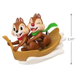 Hallmark Disney Chip And Dale Snow Much Fun! Ornament -Hallmark Toys Shop Chip and Dale Chipmunks Sledding Keepsake Ornament 2099QXD6567 03