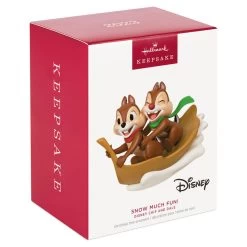 Hallmark Disney Chip And Dale Snow Much Fun! Ornament -Hallmark Toys Shop Chip and Dale Chipmunks Sledding Keepsake Ornament 2099QXD6567 04