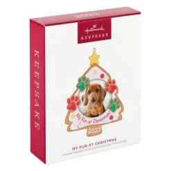 Hallmark My Fur-st Christmas 2023 Photo Frame Ornament -Hallmark Toys Shop Christmas Cookie Pet Picture Frame Keepsake Ornament 1599QGO2607 04